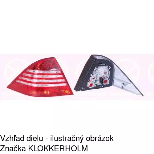 Zadné svetlo POLCAR 503088