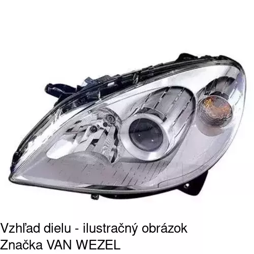 Hlavný reflektor 503509-U /POLCAR/ - obr. 5
