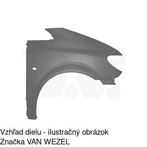 Predný blatník 504002-J /POLCAR/ - obr. 1