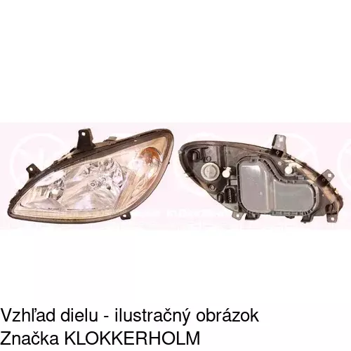 Hlavný reflektor 5040091E /POLCAR/ - obr. 2