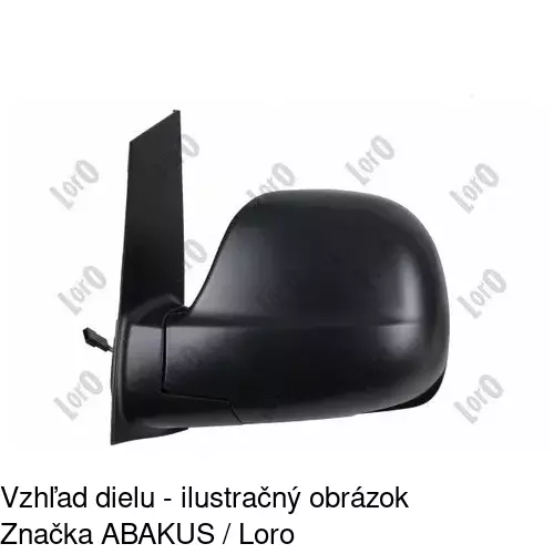 Vonkajšie zrkadlo 5040514E /POLCAR/ - obr. 3