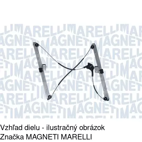 Mechanizmus sťahovania okna elektrický bez motora 5040PSG2 /POLCAR/ - obr. 2