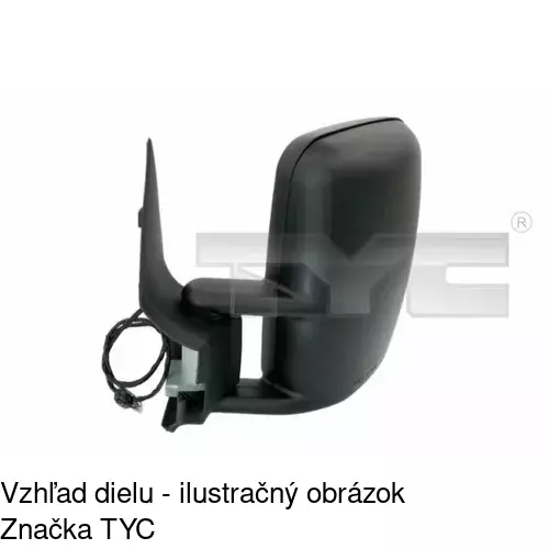 Vonkajšie zrkadlo 5062514E /POLCAR/ - obr. 4
