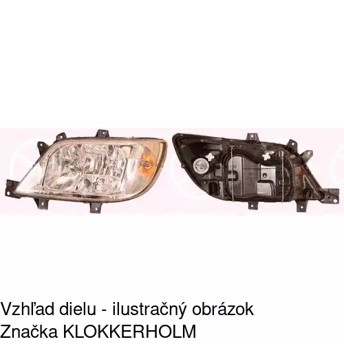 Hlavný reflektor 5064100E /POLCAR/ - obr. 4