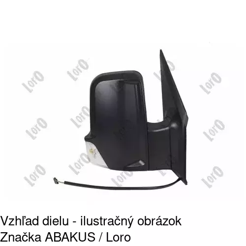 Vonkajšie zrkadlo 506552-M /POLCAR/ - obr. 2