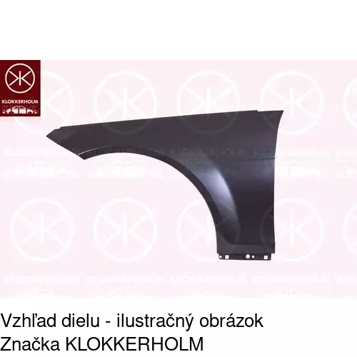 Predný blatník POLCAR 507002-Q