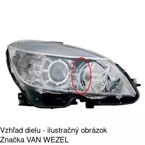 Hlavný reflektor 507010-E /POLCAR/ - obr. 5
