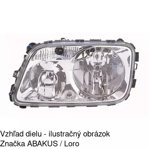 Hlavný reflektor 5083101H /POLCAR/ - obr. 2