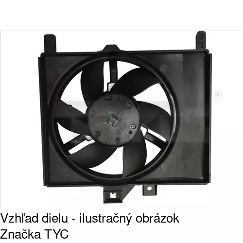 Ventilátory chladičov POLCAR 509523W1X
