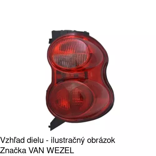 Zadné svetlo 509888-E /POLCAR/ - obr. 2