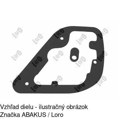 Zadné svetlo POLCAR 50D1872X