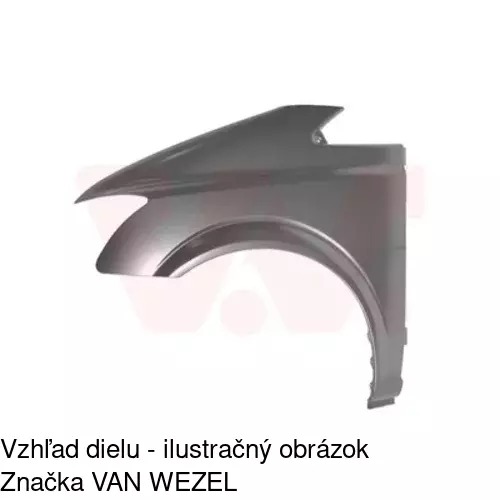 Predný blatník POLCAR 50N101-1