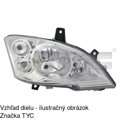 Hlavný reflektor POLCAR 50N1090E