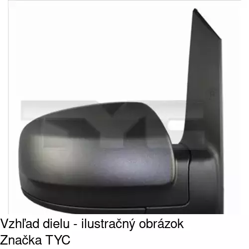 Vonkajšie zrkadlo POLCAR 50N1511M