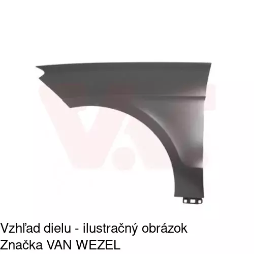Predný blatník 50T101-Q /POLCAR/ - obr. 1