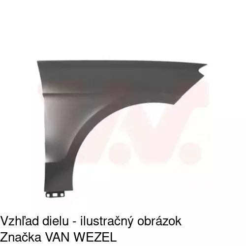 Predný blatník 50T102-Q /POLCAR/ - obr. 1
