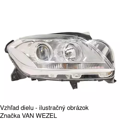 Hlavný reflektor 50T110-U /POLCAR/ - obr. 2