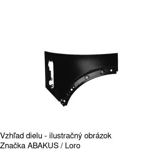 Predný blatník 510101 /POLCAR/ - obr. 1