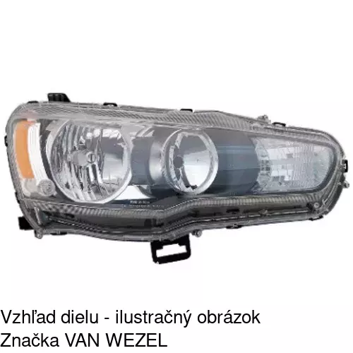 Hlavný reflektor 523410-E /POLCAR/ - obr. 4