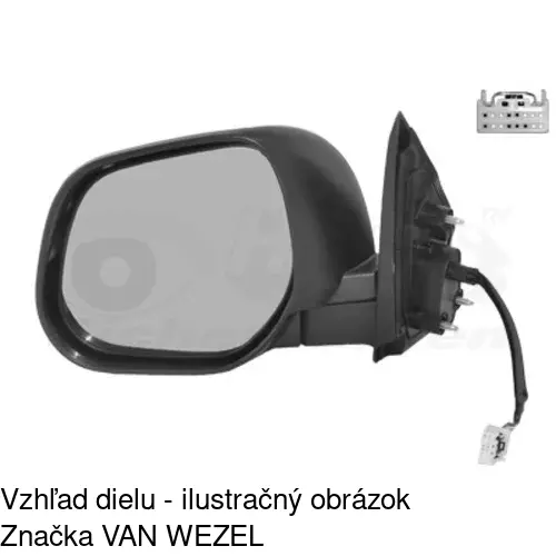 Vonkajšie zrkadlo 5266525M /POLCAR/ - obr. 2