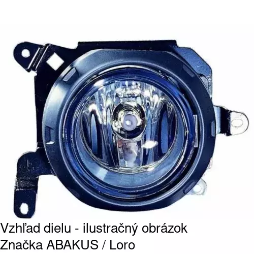 Hmlové svetlo - predné 5279301E /POLCAR/ - obr. 1