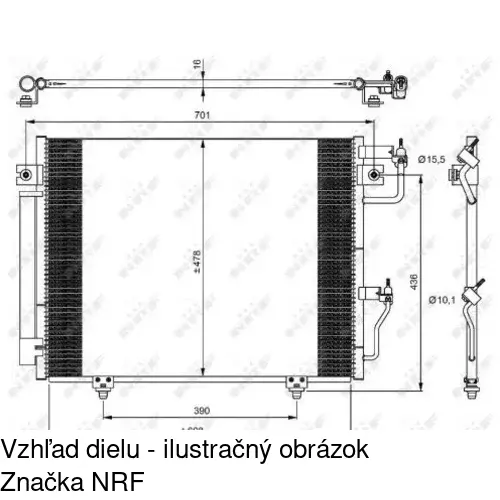 Chladiče klimatizácie POLCAR 5287K82X