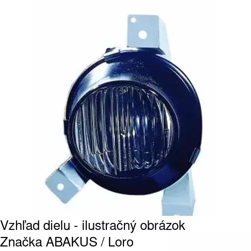 Hmlové svetlo - predné 550330-X /POLCAR/ - obr. 2