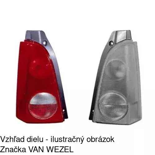 Zadné svetlo 550387-E /POLCAR/ - obr. 2