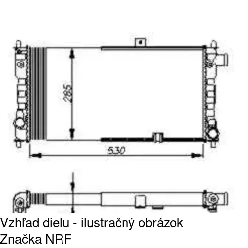 Chladiče vody POLCAR 5504083X