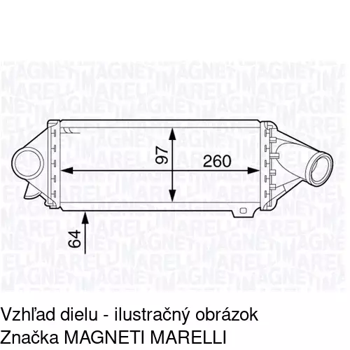 Chladiče vzduchu (Intercoolery) POLCAR 5505J81X