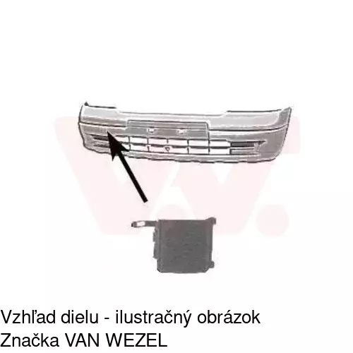 Záslepka ťažného háku 550807-9 /POLCAR/ - obr. 1