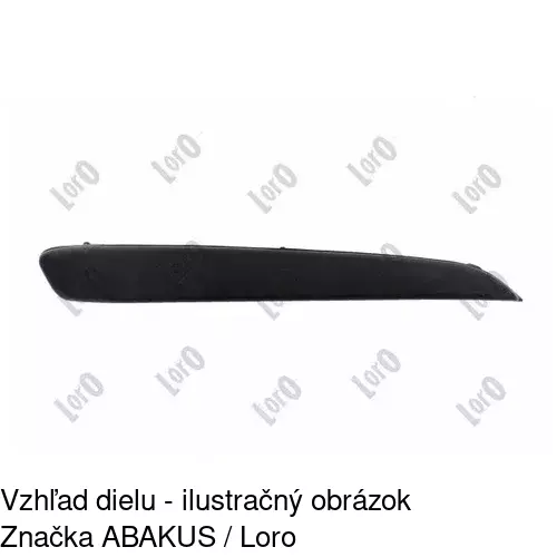 Lišta nárazníka 55090716 /POLCAR/ - obr. 1