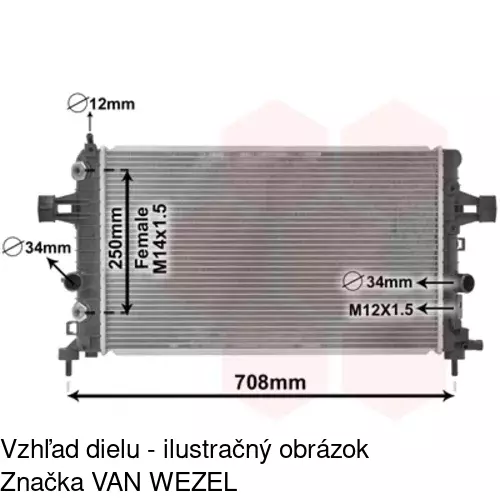 Chladiče vody 550908-7 /POLCAR/ - obr. 2