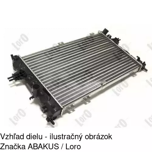 Chladiče vody 550908A5 /POLCAR/ - obr. 1