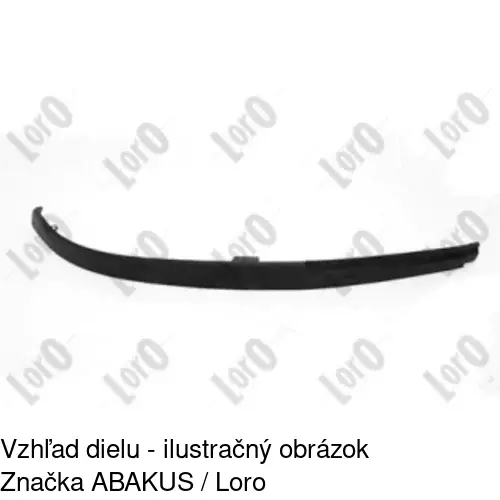 Spojler predného nárazníka 550925-1 /POLCAR/ - obr. 1