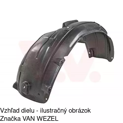 Podblatník (plast) 5509FL2T /POLCAR/ - obr. 1