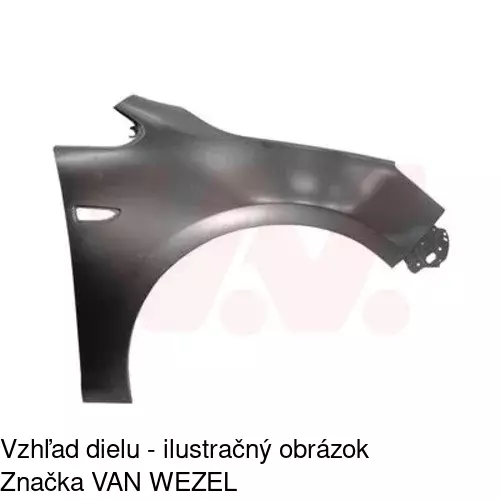 Predný blatník 551102-J /POLCAR/ - obr. 2
