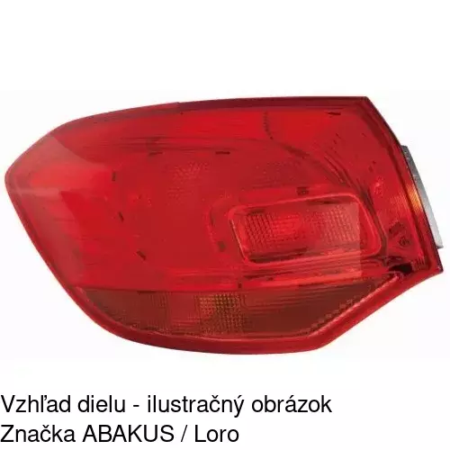 Zadné svetlo 5511886T /POLCAR/ - obr. 2