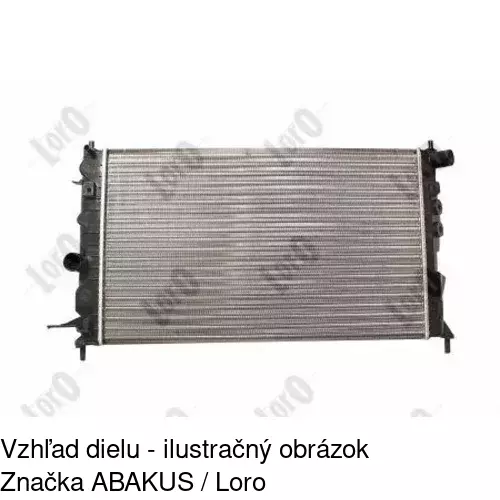 Chladiče vody 551608-0 /POLCAR/ - obr. 2