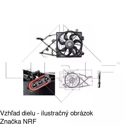 Ventilátory chladičov 551623W4 /POLCAR/ - obr. 4