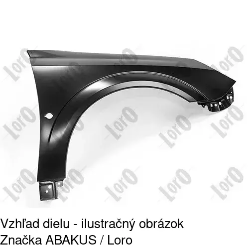 Predný blatník 551802 /POLCAR/ - obr. 1