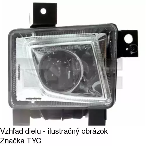 Hmlové svetlo - predné POLCAR 5518290E
