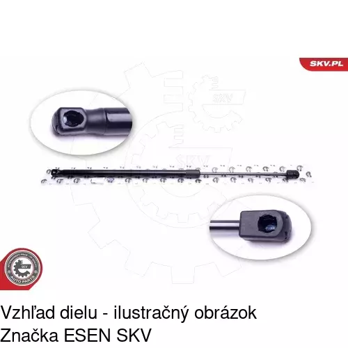 Plynová pružina 5518AB1D /POLCAR/ - obr. 4