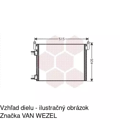 Chladiče klimatizácie 5518K8C5 /POLCAR/ - obr. 2
