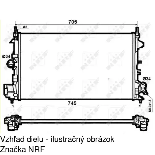 Chladiče vody POLCAR 551908A1