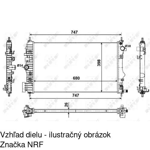 Chladiče vody 5520086X /POLCAR/ - obr. 1