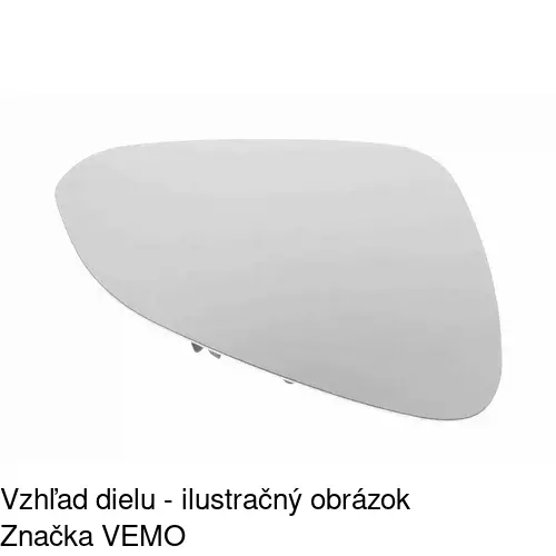 Sklo vonkajšieho zrkadla s držiakom 5520552M /POLCAR/ - obr. 5