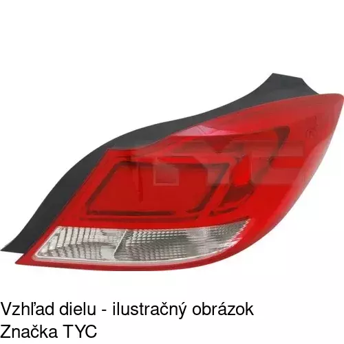 Zadné svetlo POLCAR 5520881H