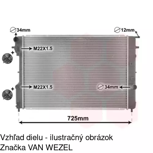 Chladiče vody 552708-3 /POLCAR/ - obr. 4