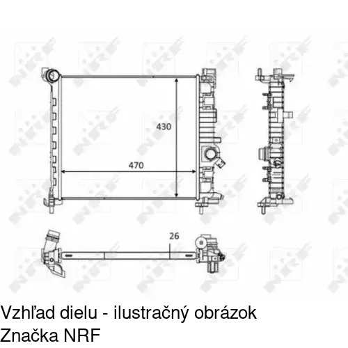 Chladiče vody 5546081K /POLCAR/ - obr. 3